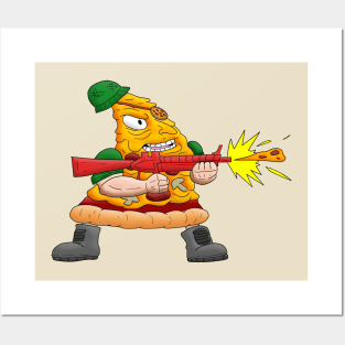 Private Pizza Food Fighters Posters and Art